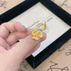 Nova Joia de Moda de Nicho Estilo Xiaohongshu Anel de Flor Dourada Romântica Trevo Joias Estilo Chinês Novo Luxo Acessível