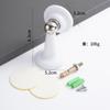 Suporte de Porta de Silicone para Casa e RV Sem Perfuração PVC Anticolisão Magnético Forte Curto Silencioso Porta de Quarto Porta de Banheiro Porta de Sucção no Chão