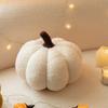 Almofada de Abóbora de Halloween, Moderna e Criativa, Almofada Fofa de Lã de Cordeiro com Formato Irregular para Sala de Estar, Janela de Canto e Sofá
