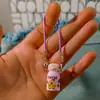 Cuerda de Cera L21 Mini Tetera Taza Termo Colgante Lindo Artificial DIY Taza de Agua Llavero de Dibujos Animados Mochila Bolsa Muñeca