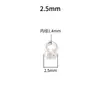 Hebilla de Alambre Envuelto de Plata de Ley S925 Hebilla de Media Luna Hebilla de Cola de Pulsera Accesorios para Joyería de Cuerda Hecha a Mano DIY
