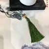 Venda Direta de Fábrica Ornamento Pendente de Franja de Dança do Leão Jingtai Estilo Chinês Hanfu Gola Pressionada Pingente de Franja Vertical Fina