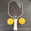 Nueva pala de pickleball con núcleo de panal de fibra de vidrio, diseñada para entrenamiento y competición profesional, adecuada tanto para adultos como para niños, para deportes al aire libre