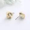 Pendientes de Temperamento de Moda Retro Ins Simples Transfronterizos Europeos y Americanos Personalidad Nicho Diseño Único Forma Irregular Pendientes para Mujer