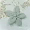 Accesorios de Flores de Tela Organza Estéreo Bordado a Mano Cuentas Flor de Cinco Pétalos DIY Flor para Zapatos Hecha a Mano Accesorios para Ropa y Tocados