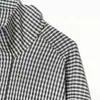 Ropa de Mujer Transfronteriza 2026 Moda Europea y Americana Holgada Decoración de Bolsillo Cremallera Cuello Alto Bloque de Color Cuadros Chaqueta Mujer K41885