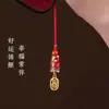 Cadena para Teléfono Móvil de Fábrica de Joyería, Cadena para Teléfono Móvil de Cinabrio, Pez Koi de la Suerte, Éxito en Exámenes, Colgante para Teléfono Móvil de Fortuna, Lanyard al por Mayor