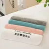 Toalha de salão de beleza conjunto de três peças toalha de banho fronha lençol capa de cama pano para cuidados com a pele touca para a cabeça absorvente logotipo