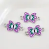 Acessórios de Joias Mais Quentes da Amazon DIY Borboleta Colar Duplo Pendurado Acessórios de Joias Acessórios Laço Atacado