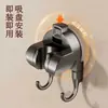 Soporte para Cabezal de Ducha con Ventosa, Estante de Ducha Doméstico sin Taladro, Soporte Ajustable de Succión Fuerte para Niños