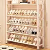 Sapateira ultrafina multi-camadas para entrada de casa, armário de sapatos pequeno e estreito, prateleira de armazenamento, dormitório, pequeno e simples, artefato de armazenamento de sapatos