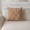 Almofada de Sofá de Pelúcia de Algodão Cor Sólida Transfronteiriça Almofada de Sofá Minimalista Moderna Decoração de Sala de Estar Almofada de Cabeceira