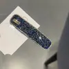 Pinza para el Cabello de Alta Gama con Diamantes Completos, Pinza Lateral de Nuevo Estilo, Elegante y a la Moda para Flequillo, Simple y Versátil Pinza Bb Accesorio para el Cabello