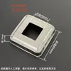 Acero Inoxidable 304 Cubierta Decorativa Engrosada 201 Tubo Cuadrado Columna de Pasamanos de Escalera Cubierta de Pie Cubierta Decorativa Cuadrada