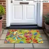 Nueva alfombrilla de suelo estilo americano transfronteriza para entrada, resistente a la suciedad, fácil de mantener, resistente al desgaste, alfombrilla decorativa para baño en stock