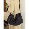 Bolso de Hombro de Nylon Impermeable Ligero Coreano Nuevo Bolso Casual Perezoso para Hombro o Axila Gran Capacidad Bolso Cruzado