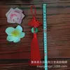 Produção o ano todo de pingente de instrumento musical nó chinês trançado à mão com jade pequeno nó chinês