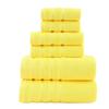 Traje de Toalla Lisa de Algodón Puro Juego de Tres Piezas Toalla Cuadrada Absorbente para Lavar la Cara Toalla de Regalo para Hotel Salón de Belleza Toalla de Baño Formulación