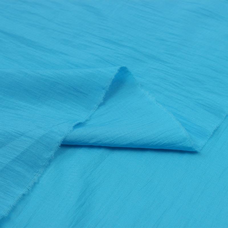 380T低弹尼龙双线格 湖兰a