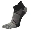 Calcetines de Algodón de Cinco Dedos, Calcetines Deportivos de Malla Absorbentes de Sudor para Correr, Calcetines de Maratón que No Rozan Tus Pies, Calcetines de Verano de Cinco Dedos para Maratón