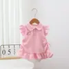 Roupas de Bebê, Roupas de Verão, Saia de Princesa para Bebê Menina de Um Ano, Banquete de 100 Dias, Macacão de Verão Fino para Bebê