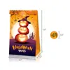 Lb047 Amazon Wish Empaque de Regalo de Halloween Dulces Regalo Bolsa de Papel para Fiesta Papel Kraft Resistente al Aceite e Impermeable