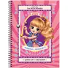 Caderno espiral 1/4 (capa dura) Judy 80Fls - Caixa com 5 Unidades