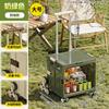 Carrito de Compras Plegable Personalizado para Picnics al Aire Libre, Coches de Camping, Entrega Exprés a Domicilio, Carrito de Compras Plegable de Gran Capacidad