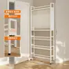 Prateleira Organizadora de Pegboard Ultrafina Cuidadosamente Selecionada para Portas de Cozinha, Montada na Parede, Autoportante, Prateleira de Espaço Integrada para Organizar Temperos e Utensílios de Cozinha