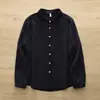 Colección Otoño 2026 Estilo Japonés Bolsillo Colorido Doble Capa Gasa Algodón Amigable con la Piel Cardigan de Manga Larga para Mujer Camisa Venta al por Mayor
