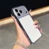 Adecuado para iPhone 17 Pro Max Funda de Teléfono Móvil de Dos Tonos Dos en Uno Apple 16 Anticaída 15 Cubierta Protectora Transparente Transfronterizo