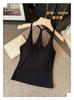 Regata Racerback Estilo Retro Hong Kong, Doce e Descolada, Menina Picante, Gola Alta, Emagrecimento, Cor Dopamina de Verão, Regata Slim Fit