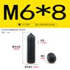 Acero Inoxidable 304 Zinc Negro Punta Ranura Cruz Tornillo de Máquina M2-M6 Extremo Cónico Tope Tornillo de Fijación Superior