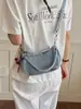 Bolso de Hombro de Mezclilla de Diseño Nicho Coreano para Mujer 2026 Modelo Nuevo para el Trabajo y los Viajes Pequeño Bolso de Mano Bolso Cruzado de Hombro Único