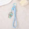 Lanyard Nuevo de Verano para Teléfono con Pez Pequeño Transparente Llavero Colgante Terminado Cuerda de Adorno Trenzada Versátil Anti-pérdida para DIY