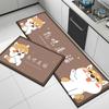 Tapete Antideslizante Resistente a Manchas para Piso de Cocina Tapete Drenaje para Encimera Tapete Antideslizante de Barro de Diatomeas para el Hogar Tapete para Pies de Baño Tapete Absorbente de Agua Rápido para Puerta de Entrada
