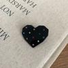 Pinza frontal con forma de corazón para el cabello roto de color coreano para mujer, nueva pinza de alta gama 2024, pinza lateral con forma de pico de pato, accesorios para el cabello