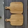 Tábua de corte doméstica de madeira de bambu cozinha tábua de corte multifuncional com alça bandeja para frutas e lanches pode ser pendurada tábua de corte de madeira maciça