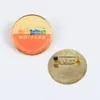 En Stock Varios Modelos Insignias de Resina Impresa Sin Moho, Emblemas de Aniversario Escolar, Placas de Identificación de Aleación de Zinc Pintadas para Eventos