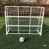 Portería de Fútbol de Nueve Cuadrículas, Juego Divertido Entretenimiento Entrenador de Puntuación, Dispositivo de Entrenamiento de Fútbol, Posicionamiento de Penalti