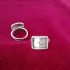Joyería Artesanal Étnica Miao de Guizhou Accesorios de Bordado Miao Base para Anillo de Plata Miao DIY Montura para Incrustar Piezas Bordadas Base para Anillo