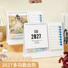 2027 Año de la Oveja Nuevo Planificador de Escritorio para Trabajo y Estudio Calendario de Oficina de Negocios de Alta Gama para Empresas y Negocios