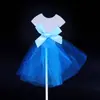 Pastel de Dibujos Animados Niña de Ballet Bandera Aisha Nieve Cenicienta Sirena Princesa Fiesta de Cumpleaños Infantil Horneado Péndulo
