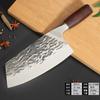 Comercio exterior transfronterizo 4Cr13 forjado cuchillo de cocina doméstico de corte de doble propósito cuchillo de cocina comercial de cocina de alta gama Yangjiang cuchillo de cocina