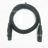 Cabo de Microfone XLR Três Vias Balanceado Macho-Fêmea Cabo de Conexão de Áudio para Placa de Som de Transmissão Ao Vivo de Microfone XLR