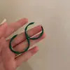 Nuevos pendientes de plata S925 color C en forma de C simples pendientes de Corea del Sur combinables con todo patrón de onda geométricos personalizados redondos pendientes moda