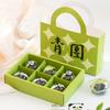 Qingtuan caixa de embalagem 6/8 Qingming Festival artesanal absinto janela caixa de presente caixa de cor Qingming caixa de embalagem de alimentos