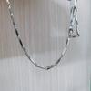 Nuevo collar de acero de titanio estilo hip hop cubano, estilo punk, para hombres y mujeres, cadena gruesa moderna para suéter, cadena de acero inoxidable para el cuello.