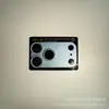 Armadura de aleación de aluminio de una sola pieza, película protectora de lente tipo diamante para Apple 18ProMax, cámara de metal mate 17pro con diamantes completos