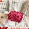 Bolsa de Lápices de Peluche Personalizada Ins Chica Dulce de Gran Capacidad Linda Bolsa Cosmética Portátil Bolsa de Almacenamiento para Viaje Bolsa de Aseo